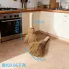 Escova de Palha de Coco Natural para Panelas Cabo de Madeira Doméstico de Cozinha Antiaderente Óleo Limpeza de Panelas Escova Artefato Não Danifica o Fogão Escova de Limpeza