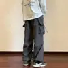 Comercio Exterior Transfronterizo 2026 Primavera Pantalones de Trabajo para Hombre Estilo Japonés High Street Sueltos Rectos Casuales Venta al por Mayor en Stock