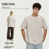 Camiseta Masculina Juvenil Tendência Estilo Americano Algodão Puro Manga Curta Gola Redonda Loose Fit Marca Vintage 230g Transfronteiriça Amazon