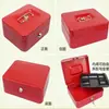 Caja registradora de metal con cerradura de combinación pequeña, sello manual para efectivo, caja de almacenamiento de monedas, caja de efectivo, caja fuerte, venta al por mayor