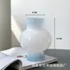 Vaso de Vidro para Arranjo de Flores na Sala de Estar, Flores Frescas Cultivadas em Água, Pequenos Enfeites Decorativos, Design de Mesa para Atacado, Vaso de Nicho Jianglai