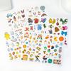 Adesivos de scrapbook de bebê transfronteiriços 4 folhas 178PCs registro de crescimento elemento de bebê mão conta álbum adesivos decorativos