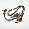 Cinturón Trenzado de Cuerda de Algodón Estilo Retro Bohemio Cadena para la Cintura para Mujer Nuevo Estilo Étnico Decorativo con Concha y Borla Cuerda para la Cintura de Moda