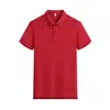 Camisa Polo de 230g com dois botões, verão, cor lisa, gola, manga curta, camisa cultural, camisa promocional, estampa de texto da imagem