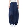 26 Ropa de Algodón y Lino de Otoño para Mujer Estilo Nuevo Tela de Lino Original Nianbaixiu Pantalones tipo Linterna Estilo Zen Ligeros Pantalones de Meditación para Mujer
