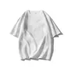 Moda Japonesa talla extra Estampado de Agujeros y Graffiti Manga Corta para Hombre Verano Nuevo Holgado Casual Deportivo Camiseta Versátil