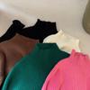 [Listo para envío] Ropa Coreana para Niños Ins2025 Otoño e Invierno Camisetas Cálidas de Punto para Niños, Modernas y Versátiles para Niños y Niñas