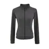 Moletom Listrado com Zíper Slim-Fit Fashion Versátil Estilo Garota Apimentada Feminino Esportivo Casual Cardigan Top Estilo Europeu e Americano Fleece Fino Gola Alta