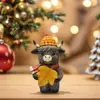 Decorações de Halloween e Ação de Graças: Enfeites de Resina de Vaca e Abóbora, Decorações Sazonais para Mesa de Festa, Artesanato Personalizado para Casa