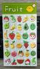 Stock Listo del Fabricante de Pegatinas de Burbujas 3D de Espuma de Esponja Eva Pvc con Dibujos Animados de Frutas para Manualidades