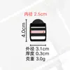 Hebilla de Ojal Hebilla de Ajuste Plano Plástico Negro Correa de Nylon Stock Listo Accesorios para Mochila Bolso Cruzado Hebilla de Cuatro Posiciones