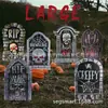 Placa de Jardim Popular Transfronteiriça Gato Preto de Halloween com Olhos Brilhantes, Decoração de Gramado de Jardim ao Ar Livre