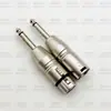 Adaptador Macho de 6.5mm a Macho XLR, Doble Núcleo de 6.35mm Macho a Conector Macho/Hembra XLR, Convertidor XLR a 6.35mm