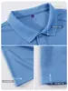 Ropa de Trabajo de Malla Transpirable de Secado Rápido para Verano Camisa Publicitaria Personalizada con Cuello Camisero Manga Corta Camisa Polo Personalizada Bordada con Logo