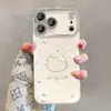 Funda Cadena Gato Estrella Adecuada para iPhone 17 Promax Carcasa iPhone 15 Patrón de Concha 16 Cobertura Total 14 Anticaídas