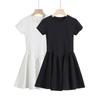 Vestido elegante adelgazante esponjoso estilo francés de principios de primavera 2024 diseño para mujer chica picante sello de cintura cintura falda ajustada