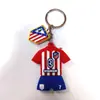 Llavero de Jersey Real Madrid Massey Neymar Levan Harland Llavero de goma suave de PVC Colgante Regalo