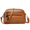 Moda de Comercio Exterior Bolso Cuadrado Pequeño Acolchado para Mujer 2025 Verano Bolso Cruzado Sencillo Versátil Casual Bolso de Hombro de Gama Alta