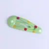 Mini Presilha de Cabelo Infantil Gota de Óleo Ponto de Onda Cor Doce Joias Acessórios Acessórios Presilha para Cabelo de Animal de Estimação Presilha Gota Fofa