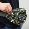 Riñonera de camuflaje de gran capacidad para caja registradora, bolso cruzado portátil para deportes al aire libre, bolso multicapa para teléfono móvil con funda