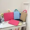 Bolsa Portátil de Color Sólido Simple Bolsa de Almacenamiento Interna para iPad Pro de 11 pulgadas Funda Protectora para Portátil de 14 pulgadas Computadora