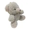 Nuevo Lindo Peluche Rizado Sentado Mini Oso de Peluche Muñeca Juguete Accesorio Llavero Colgante Juguete en Línea