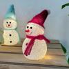 Luces solares de suelo, Luces de colores, Luces solares para paisaje de jardín exterior, Luces decorativas de muñeco de nieve, Luces de suelo para césped