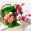 Simulação de pomba grande lótus atacado paisagem de mesa de sala planta decoração flor artificial estrada de casamento adereços de decoração guia