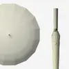 Paraguas automático de mango largo de 24 varillas, ampliado y reforzado, paraguas publicitario grande manual de golf de alta gama al por mayor, alto atractivo estético