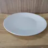 Estilo Escandinavo Línea Negra Vajilla de Cerámica para el Hogar Tazones y Platos Tazones Cuadrados Tazones para Arroz Tazones para Sopa Platos Profundos Tazones Gruesos para Arroz Aptos para Microondas