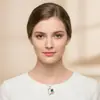 Knn-365 Collar Original de Corazón de Rosa de Alta Gama para Mujer, Joyería Transfronteriza, Colgante Versátil de Amazon
