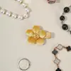 Presilhas de cabelo florais europeias e americanas para franja lateral de bebê, totalmente cobertas em tecido, acessórios de cabelo não danificantes para bebês e crianças pequenas, atacado