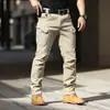Comercio Exterior Transfronterizo Senderismo al Aire Libre Camuflaje Ropa de Trabajo Pantalones Casuales para Hombre Impermeables Elásticos Sueltos Pantalones Tácticos Versátiles Pantalones Largos