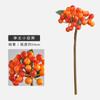 Baya de Espuma Simulada Mini Fruta Roja Arándano Fruta Flor Falsa Fruta de la Fortuna Decoración de Pared de Flores Rama de Fruta de Baya Simulada