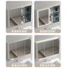 Lavabo de baño de acero inoxidable blanco leche con panal de abeja, lavabo integrado de cerámica, mueble de baño