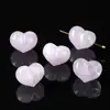 Cuentas Sueltas de Amatista Lavanda Natural en Forma de Corazón, Cuentas Espaciadoras de Corazón Transparente Color Melocotón Morado Claro, Accesorios para Manualidades con Cuentas Hechos a Mano, Venta al por Mayor desde el Fabricante
