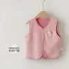 Coelho de Pão Cardigan Colete Infantil 2026 Outono/Inverno Colete Cartoon de Lã Espessa para Meninos e Meninas Tendência