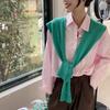 Chal de Mezcla de Lana de Color Sólido con Diseño Trenzado, Adecuado para Primavera, Otoño y Verano en Habitaciones con Aire Acondicionado, Chal para Mujer para Habitaciones con Aire Acondicionado