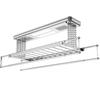 Tendedero Eléctrico con Secado Automático, Integrado con Control de Voz Inteligente, Control Remoto de Pared, Altura Ajustable, Diseño de Tijera Doble Fila para Balcón