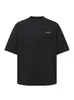Camiseta Masculina Nanxia Tendência Retrô Americana de Manga Curta, Estilo Primavera e Verão, Caimento Solto, Simples com Gola Redonda, Top Casual