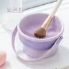 Tigela para Limpeza de Pincéis de Maquiagem, Suporte de Silicone para Armazenamento de Esponjas de Pó, Ferramenta de Limpeza para Esponjas de Beleza, Conjunto de Ferramentas para Secagem, Amazon