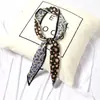 Ins fita de cetim da Coreia do Sul lenço feminino tira estreita fita decorativa multiuso versátil cinto lenço fino pequeno