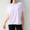 Novos Tops Esportivos Soltos para Mulheres 2025, Respiráveis, de Secagem Rápida, Camisetas de Manga Curta para Fitness, Roupas de Blusa com Proteção Solar para Corrida e Yoga