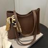 Bolso Retro Texturizado Transfronterizo Bolso Cubo Gran Capacidad 2026 Nuevo Versátil Bolso de Hombro Retro para Mujer Bolso Tote
