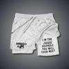 Shorts de Verão para E-commerce Transfronteiriço 2025 Estampa Digital 3D Shorts Casuais Masculinos Respiráveis de Camada Dupla
