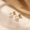 Pendientes de plata de ley S925 con circonita ultra brillante de alta gama para mujer, lujo ligero, exquisitos y elegantes, pendientes de botón populares al por mayor, estilo festivo