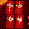2027 Año del Cordero Sobre Rojo Estilo Nuevo Creativo 3D Deslumbrante Dibujos Animados Animal del Zodiaco Tridimensional Sobre Lishi Festival de Primavera Año Nuevo Bolsa de Sobre Rojo