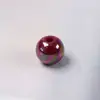 Cuentas Perforadas de Color Sólido Galvanizado Color Mágico AB Agujero Recto Cuentas Redondas Pulsera DIY Cadena de Teléfono Móvil Accesorios de Joyería Acrílicos