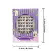 Caja de Regalo para Pestañas Postizas Transfronterizas Empaque Ocho Filas Yf50 Pestañas Postizas Segmentadas para Principiantes Grupos Individuales Pestañas Postizas sin Pegamento