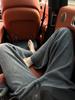 Pantalones de Pierna Ancha de Punto Falso tipo Lana, Cintura Alta, Caída Suelta, Estilo Old Money para Mujer, Nuevos Pantalones Rectos de Lana de Largo Completo para Otoño e Invierno 2026
